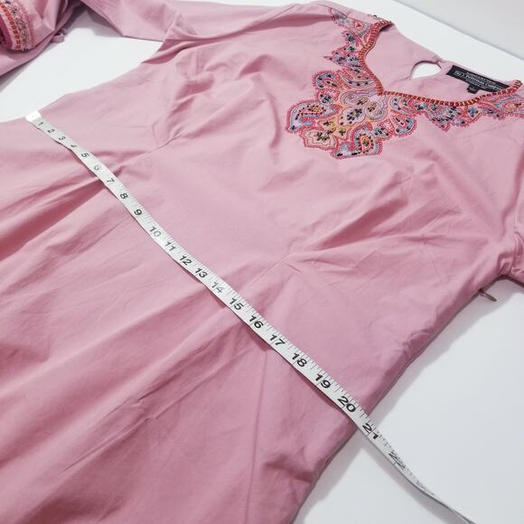 J. Peterman Epiphany Kaftan Tunic and Pants Co-Ord Sets - Picture 5 of 14